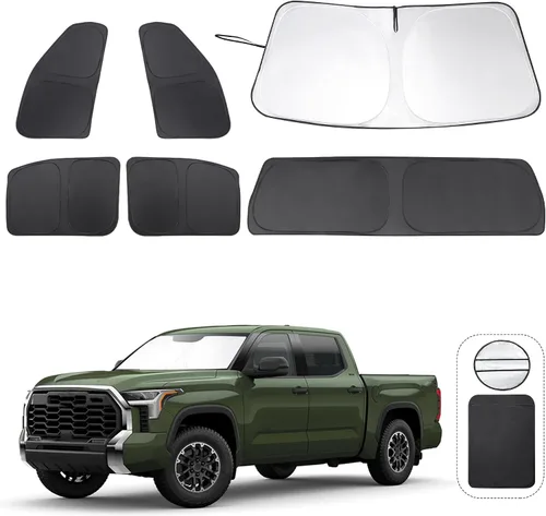 Vista 58 de TINGLU Persianas de ventana para Honda CR-V 2023-2026, accesorios para ventanas laterales de automóvil, parabrisas triangular, parasol para rayos UV