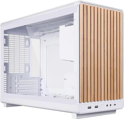 Vista 4 de Lian Li Funda de PC A3-mATX - Edición de vidrio - Carcasa Micro ATX - Compatible con enfriador AIO de 14.173 in y GPU de 16.339 in - Panel frontal