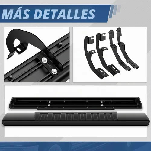Vista 7 de Estribos Auto Dynasty para Silverado 1500-3500HD 2019-2026 cabina regular 6" Aluminum Step Bars Fits for 19-26 Chevy Silverado GMC Sierra 1500