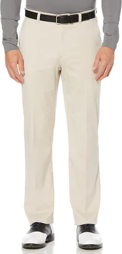 Vista 11 de PGA Tour - Pantalón de golf para hombre con cintura activa y parte frontal plana Caviar