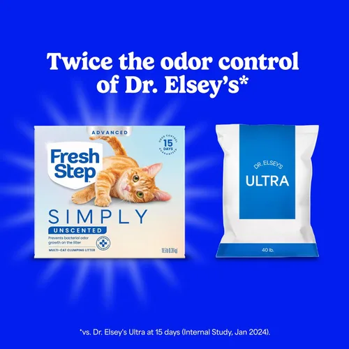 Vista 4 de Fresh Step Advanced Simply - Arena aglutinante para gatos múltiples sin