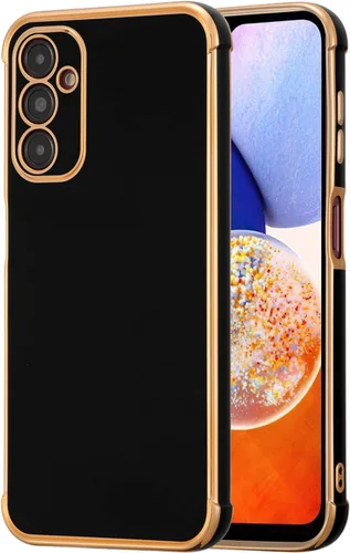 Vista 7 de RALEAVO para Samsung Galaxy S21 5G Funda de teléfono con borde chapado de lujo, cubierta delgada ligera brillante con brillo, cubierta protectora