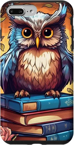 Vista 12 de Funda para bibliotecario para iPhone 16 Owl Book Lover