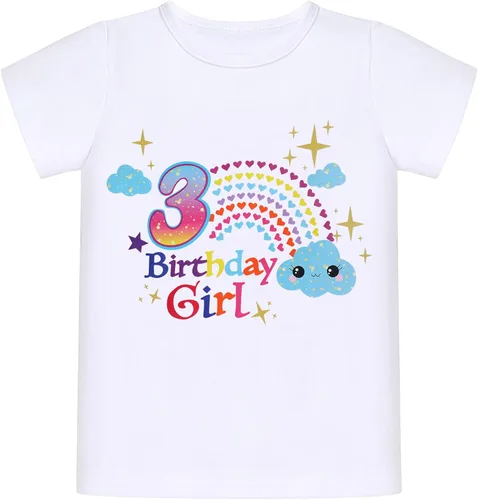 Vista 3 de ODASDO Conjunto de banda de tutú con diadema diseño bohemio arco iris cumpleaños para niñas y niños pequeños