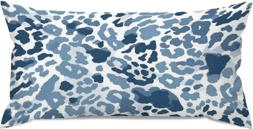 Vista 10 de Fundas de almohada con estampado de leopardo y guepardo negro y marrón, 12 x 18 pulgadas, fundas de cojín de granja para sofá, sala de estar