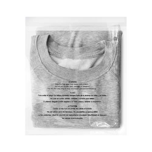 Vista 7 de iMailer - 100 unidades - 6 x 9 pulgadas, bolsas de polietileno transparentes con advertencia de asfixia autosellantes 1.6 mil para tarjetas y sobres