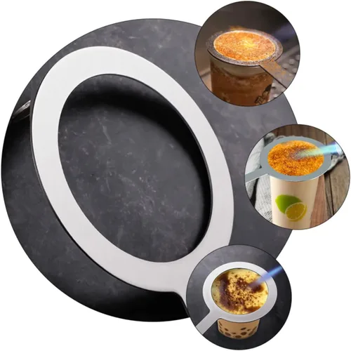 Vista 8 de Tofficu 4 unids acero inoxidable taza cubierta junta resistente seguro para hornear