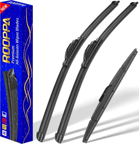 Vista 23 de 3 limpiaparabrisas de repuesto para Mini Cooper 2006-2011, cuchillas limpiaparabrisas de repuesto de equipo original - 19"/18"/10" pulgadas