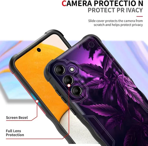 Vista 495 de Funda para Galaxy A14 5G, [Doble Capa][Protección contra Caídas de Grado Militar de 10 Pies] [Antideslizante] Funda Resistente a Prueba de Golpes