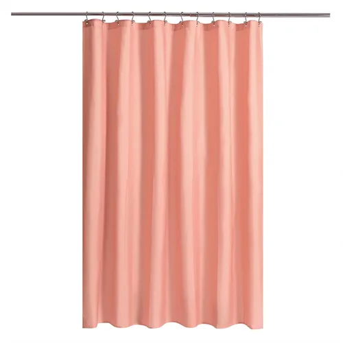 Vista 37 de N&Y Home Cortina o forro de tela para ducha, lavable a máquina, estrecho, negro, de 36 x 72 pulgadas Hotel Quality, Bottom Magnets, Washable