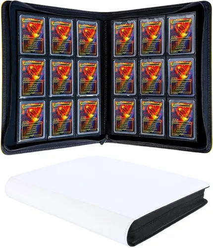 Vista 25 de Carpeta de tarjetas coleccionables de 2000 bolsillos (NEGRO)