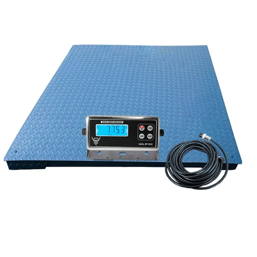 Vista 7 de Báscula de suelo industrial, 1000 LB/0.5LB (24x24) con indicador NETP