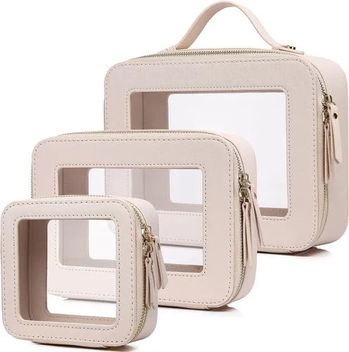 Vista 11 de Bolsa de maquillaje transparente (negro L)