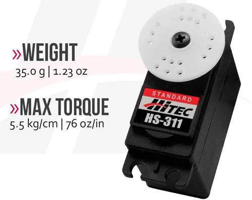 Vista 2 de Hitec 31311S HS-311 Servo Estándar Universal
