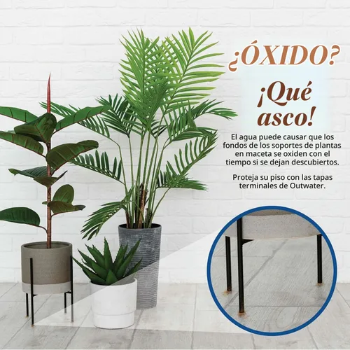 Vista 8 de Outwater Tapones rectangulares de plástico de 1-1/2 x 3 pulgadas para tubos, tapón de acabado para silla de tubo rectangular, protector de suelo, se