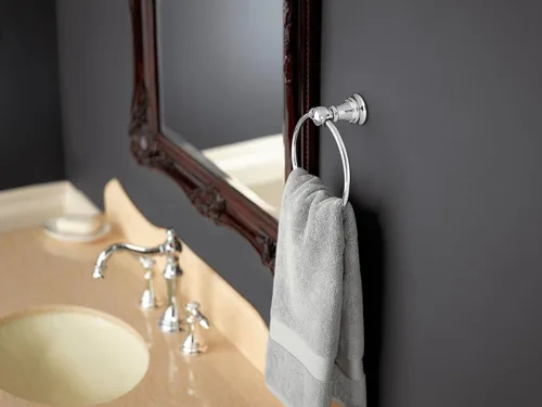 Vista 2 de Moen YB8486CH Weymouth - Toalla de baño para baño, cromo