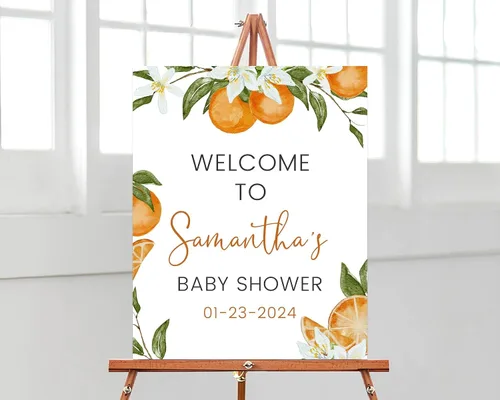 Vista 7 de Letrero de bienvenida de safari para baby shower, plantilla de cartel de baby shower, baby shower de género neutro, letrero editable de baby shower