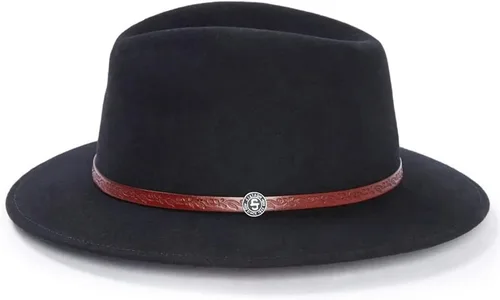 Vista 3 de Stetson Cromwell para hombre Negro