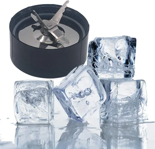 Vista 3 de 2 piezas de repuesto para afeitadora de hielo con junta adicional para batidora Magic Bala, mezcladora, exprimidora, procesador de alimentos