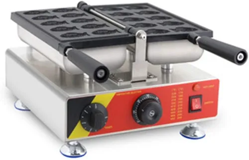 Vista 4 de Mini máquina para hacer conos de gofres de pescado, pequeña máquina Taiyaki, panadero, pescado japonés en forma de waffle, molde para hacer pasteles