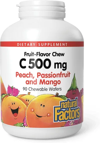 Vista 7 de Vitamina C Natural Factors, 1326, 1, 1