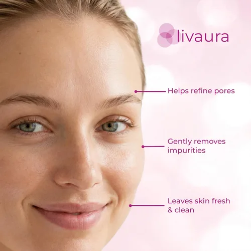 Vista 8 de Retinol Limpiador de gel antienvejecimiento: limpia suavemente las impurezas de los poros y exfolia para una piel suave y tersa. Microperlas ricas