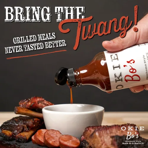 Vista 6 de OkieBo's Habanero BBQ Sauce – Auténtico estilo Oklahoma, ideal para cerdo, costillas, pechuga, salmón, pollo y más – condimento premium
