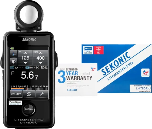Vista 5 de Sekonic L-478DR-U - Medidor de luz de bolsillo con radiofrecuencia exclusiva de EE. UU