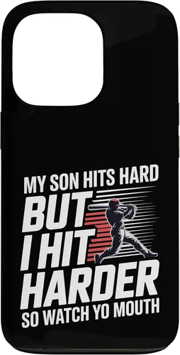 Vista 10 de My Son Hits Hard But I Hit Harder So Watch Yo Mouth - Case for iPhone 17