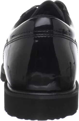 Vista 3 de Bates Zapatos de trabajo de alto brillo para hombre Negro