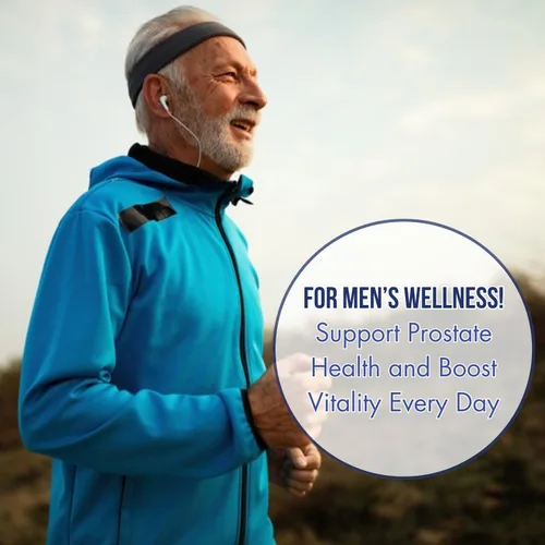 Vista 2 de Prostata saludable - Suplemento de apoyo para la próstata - Suplemento de hierbas con palma enana americana, ortiga y pigeo para hombres - Apoya