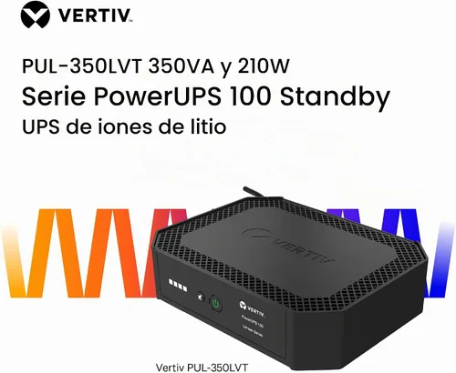 Vista 2 de Vertiv Liebert PowerUPS 100 PUL-350LVT - Batería de reserva de batería