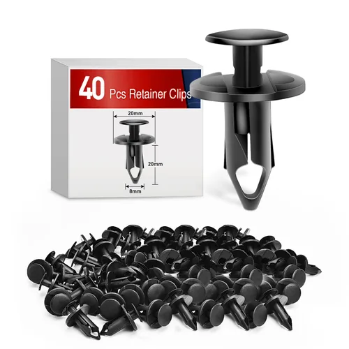 Vista 21 de Nilight Kit de tornillos para matrícula, tornillos de acero inoxidable con tuercas de nailon para sujetar placas delanteras y traseras