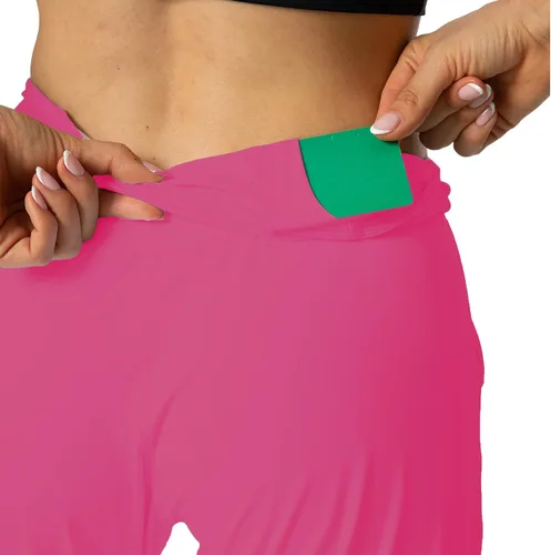 Vista 4 de Kcutteyg - Pantalones deportivos de cintura alta con bolsillos para mujer, pantalones deportivos suaves para descanso, correr y entrenamiento