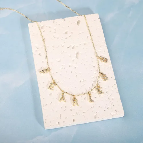Vista 5 de Gargantilla para mujeres y niñas, collar de joyería para amantes de la música, regalo inspirado en fanáticos, collar del zodiaco para mujeres