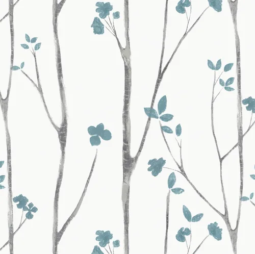 Vista 22 de Timeet - Papel pintado floral blanco y rosa, papel de pared moderno, papel de contacto para despegar y pegar, autoadhesivo, extraíble
