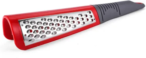 Vista 5 de Cortadora de queso de ajo de acero inoxidable aleatorio, acero inoxidable eficiente para cepillar vegetales, herramienta de cocina compacta fácil