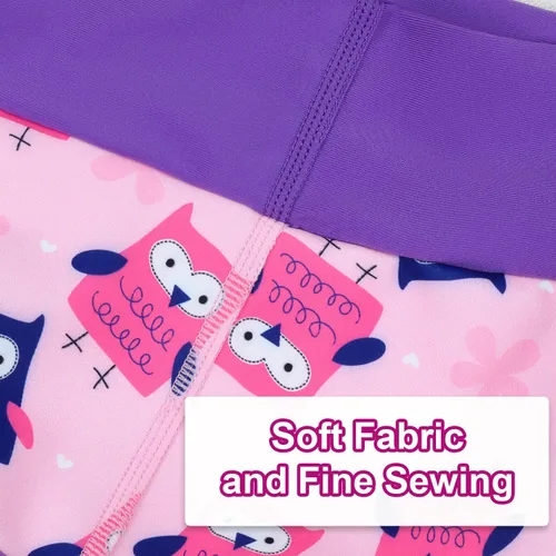 Vista 4 de MooMoo Baby Pañales de natación, 3 unidades, impermeables, reutilizables, para lección de natación para bebé, 2T-5T, azul