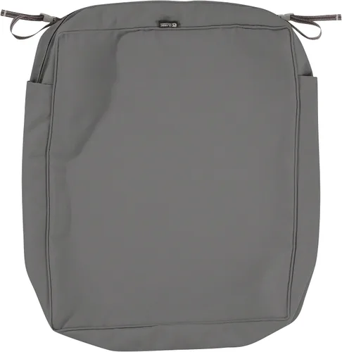 Vista 17 de Classic Accessories Montlake - Funda deslizante para cojín de asiento rectangular resistente al agua de 21 x 19 x 5 pulgadas para exteriores, funda