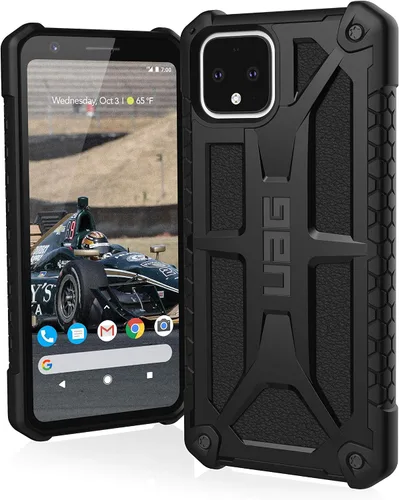 Vista 11 de URBAN ARMOR GEAR UAG Made for Google Pixel 4 [pantalla de 5.7 pulgadas] Monarch Feather-Light Rugged [Crimson] funda militar probada contra caídas