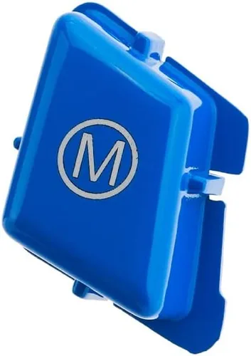 Vista 6 de Cubierta de botón de arranque para volante de automóvil, color azul brillante, compatible con BMW E Series 3 Series E90 E92 E93 M3 2007-2013/para 1
