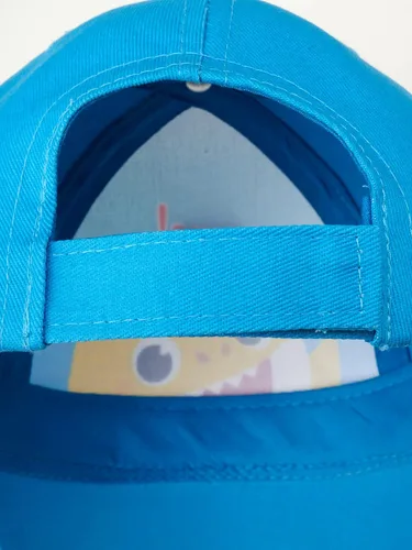 Vista 6 de Nickelodeon Gorro de tiburón para niños pequeños, paquete de 2 gorras de béisbol ajustables