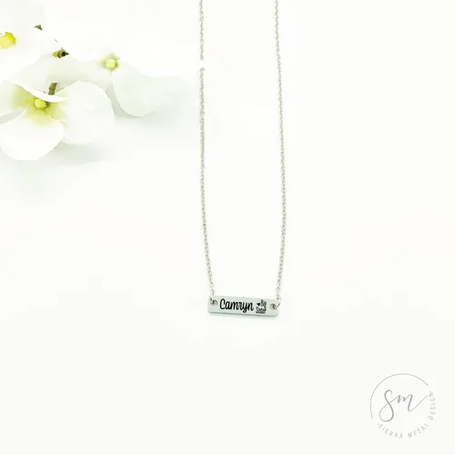 Vista 3 de Big Sister Girl Gift for Big Sister New Baby Big Sister Necklace Gift for Big Sister Gift Idea New Sibling Personalized Name Necklace Girl