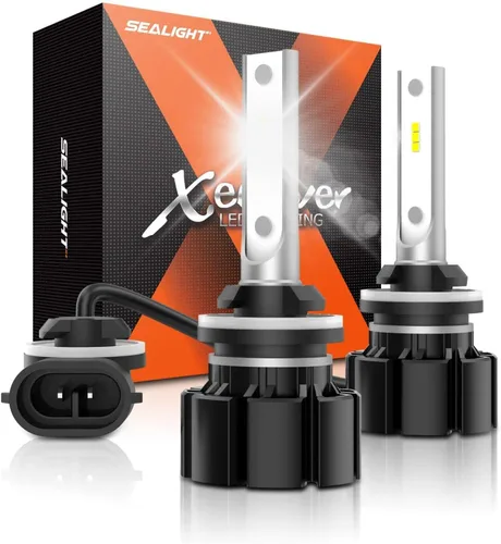Vista 23 de SEALIGHT Bombilla antiniebla LED H11 H16, tamaño mini real 1:1, 6500 K, blanco frío, 6000 lúmenes, luces antiniebla LED H8/H16 para automóviles