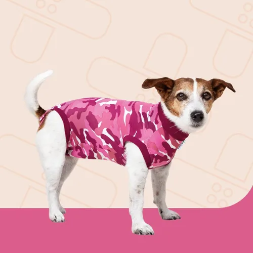 Vista 21 de Traje de recuperación Suitical para perros, de color negro, XXS, Negro