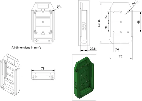 Vista 2 de Adaptador 10AWG para batería ECHO 56V eForce