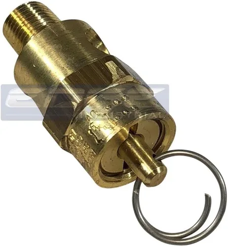 Vista 3 de ARC-POWER Válvula de alivio de seguridad del compresor de aire de 60 PSI, POP apagado, tanque de drenaje AIR, 1/8" NPT