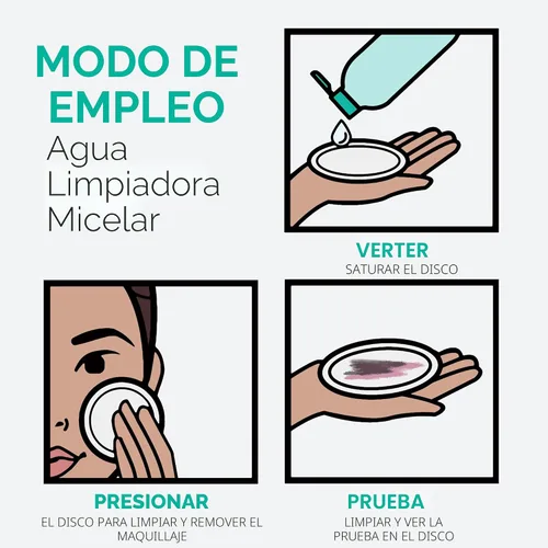 Vista 6 de Garnier Agua micelar con ácido hialurónico, limpiador facial y removedor de maquillaje, hidratante y relleno, para todo tipo de piel, vegano, libre
