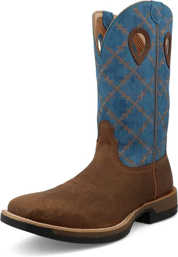 Vista 6 de Twisted X Botas Tech X de 12 pulgadas para hombre, punta cuadrada ancha con Tech X