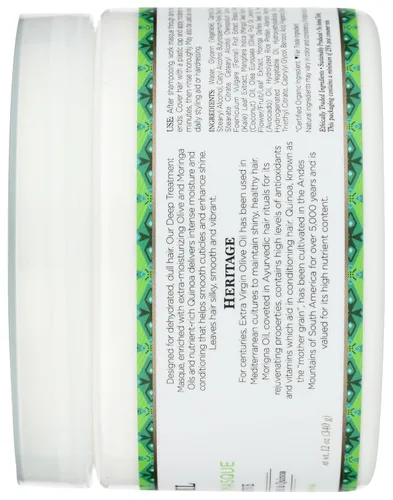 Vista 5 de Aceite de oliva, mascarilla vegana de tratamiento profundo, 12 oz (340 g), Nubian Heritage